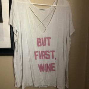 But first, Wine t-shirt